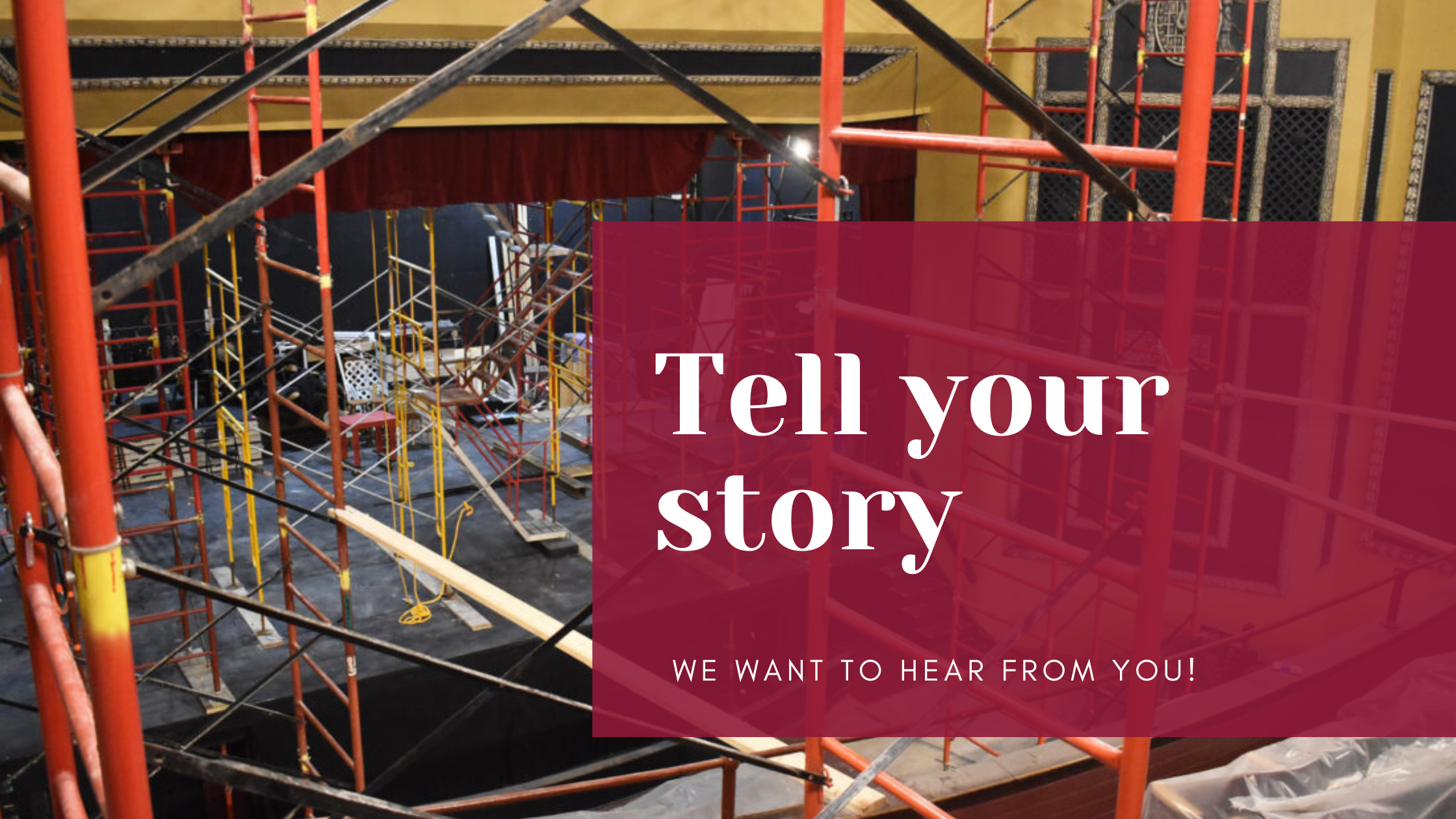 Tell your story - Fairmont Opera House