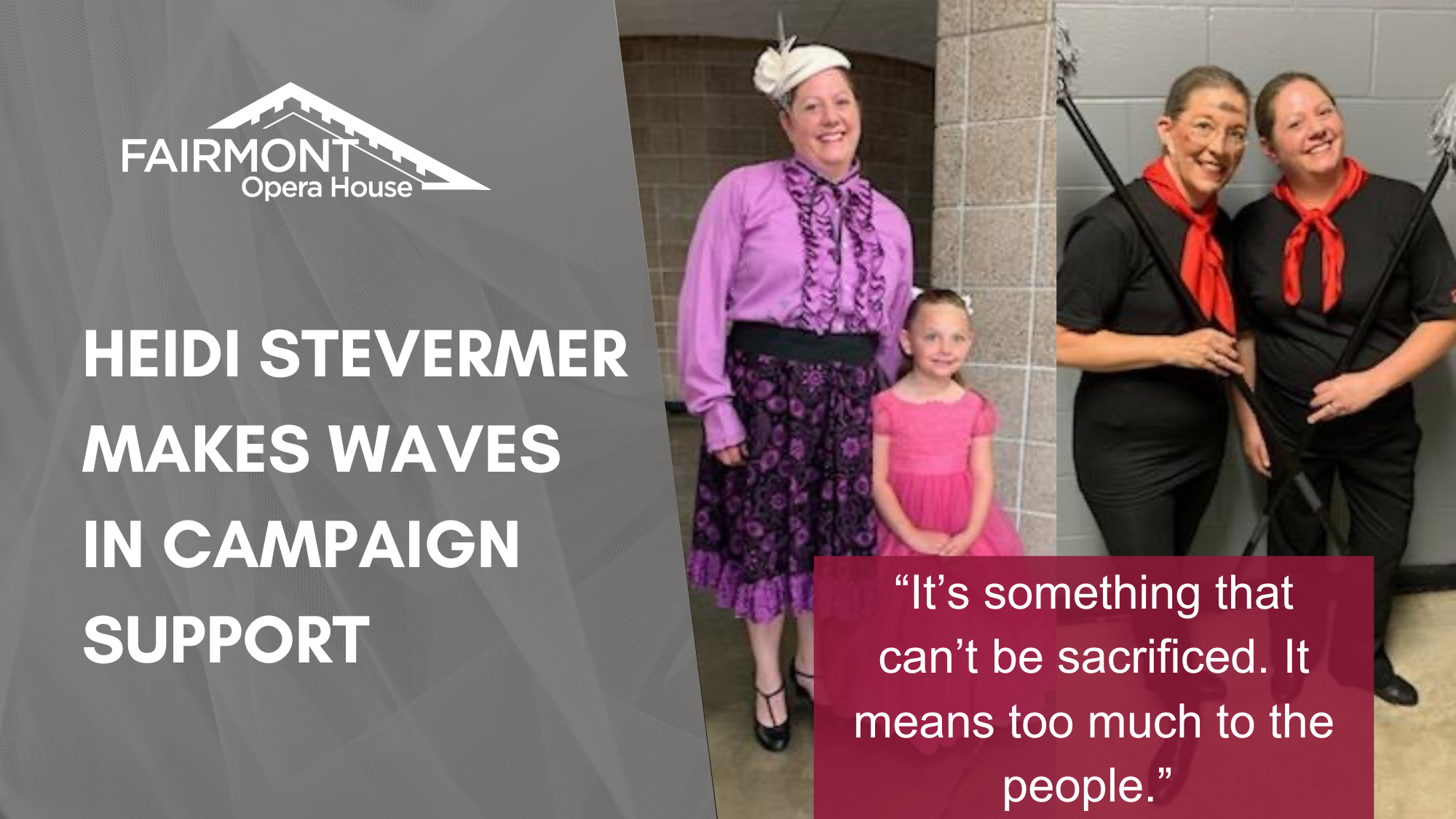 Heidi Stevermer makes waves in campaign support